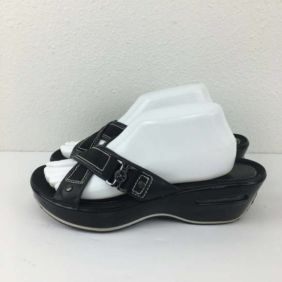 Cole Haan Shoes - Cole Haan Alta Black Wedge Comfort Sandal US 10 B